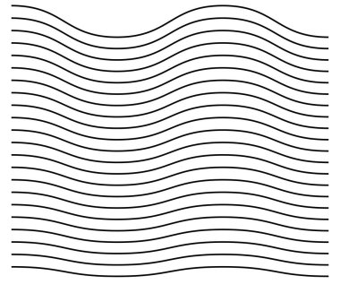 Dalgalı, zigzag, el sallama, çapraz çizgiler, yatay ayırıcılar. Çizgiler, şeritler.