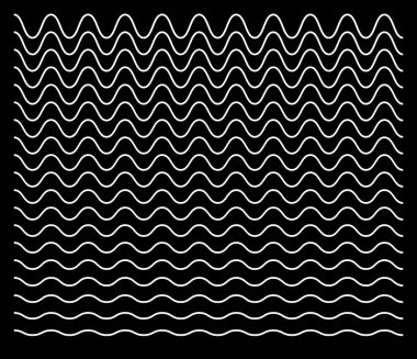 Dalgalı, zigzag, el sallama, çapraz çizgiler, yatay ayırıcılar. Çizgiler, şeritler.