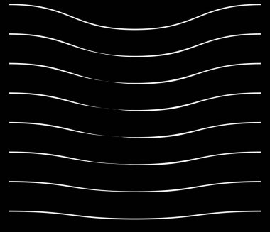 Dalgalı, zigzag, el sallama, çapraz çizgiler, yatay ayırıcılar. Çizgiler, şeritler.