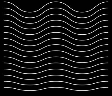 Dalgalı, zigzag, el sallama, çapraz çizgiler, yatay ayırıcılar. Çizgiler, şeritler.