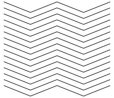 Dalgalı, zigzag, el sallama, çapraz çizgiler, yatay ayırıcılar. Çizgiler, şeritler.