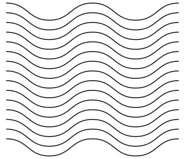 Dalgalı, zigzag, el sallama, çapraz çizgiler, yatay ayırıcılar. Çizgiler, şeritler.