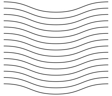 Dalgalı, zigzag, el sallama, çapraz çizgiler, yatay ayırıcılar. Çizgiler, şeritler.