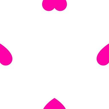 Pembe / mor pürüzsüz, tekrarlanabilir kalp şekli, ikon deseni, doku. Kalp ambalajı, ambalaj kağıdı. Stock vektör illüstrasyonu, klip- art grafikleri