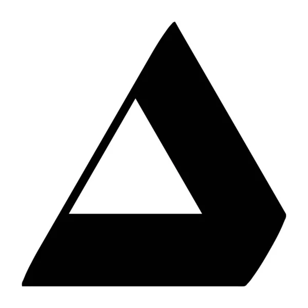 Triangle Triangular Geometric Abstract Irregular Asymmetric Shape Element Stock Vector — Stock Vector