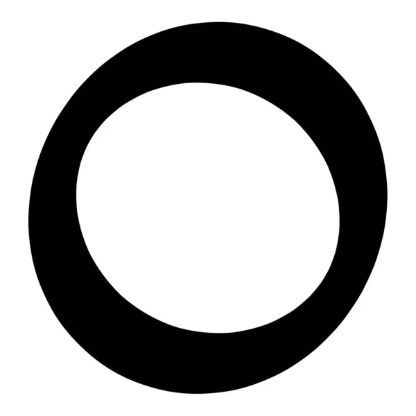 Kreis Oval Ellipse Geometrische Abstrakte Unregelmäßige Asymmetrische Form Element Bestandsvektorillustration — Stockvektor