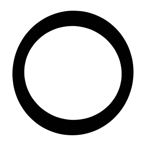 Circle Oval Ellipse Geometric Abstract Irregular Asymmetric Shape Element Stock — Stock Vector