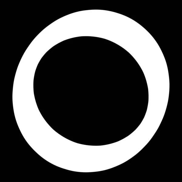 Cirkel Ovaal Ellips Geometrisch Abnormaal Asymmetrisch Element Voorraad Vector Illustratie — Stockvector