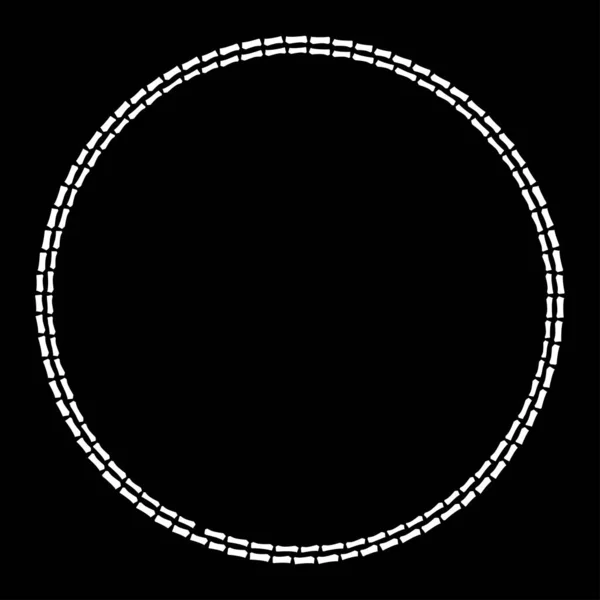 Cirkelrundad Koncentrisk Sten Sten Klippformer Cirkulära Koncentriska Ovala Ringar — Stock vektor