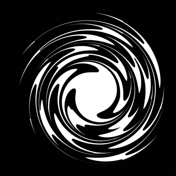 Espiral Abstrato Detalhado Redemoinho Torção Vetor Elemento Design Redemoinho — Vetor de Stock