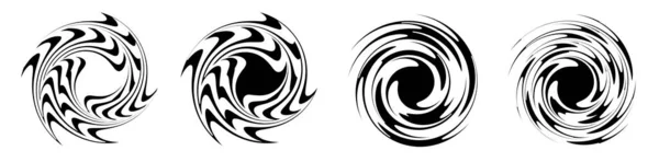 Spirale Astratta Dettagliata Vortice Twister Elemento Design Vortice Vettore Illustrazione — Vettoriale Stock