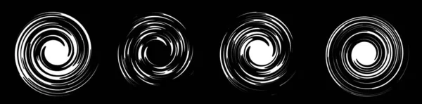 Детальна Абстрактна Спіраль Вихор Твістер Елемент Дизайну Вихор Векторні Ілюстрації — стоковий вектор