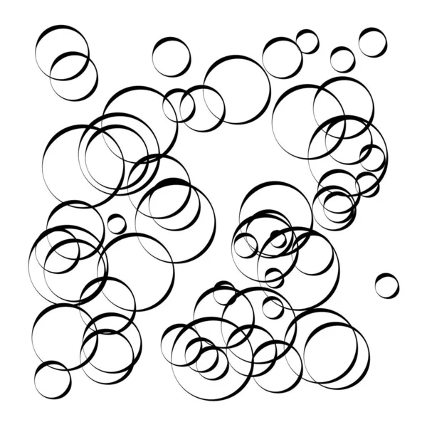 随机混沌重叠循环组合 随机性概念 — 图库矢量图片