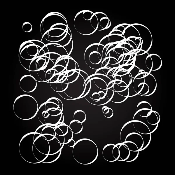 Rastgele kaotik daireler kompozisyonu. Rastgelelik kavramı