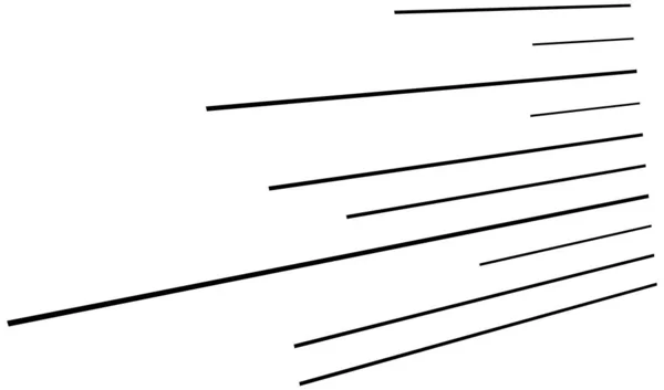 Dynamische Linien Streifenelement Perspektivischen Geometrischen Vektor — Stockvektor