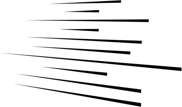 Lignes Dynamiques Élément Rayures Perspective Vecteur Géométrique — Image vectorielle