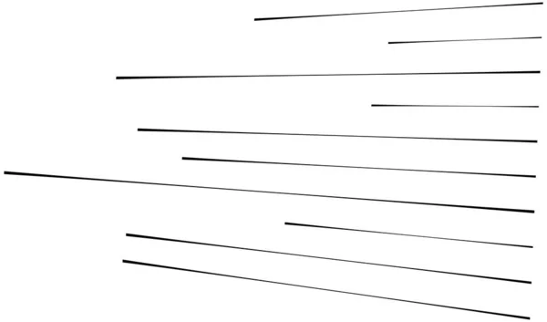 Dynamiska Linjer Ränder Element Perspektiv Geometrisk Vektor — Stock vektor