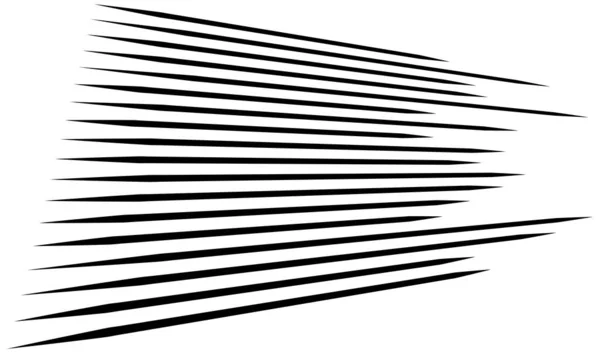 Dynamische Linien Streifenelement Perspektivischen Geometrischen Vektor — Stockvektor