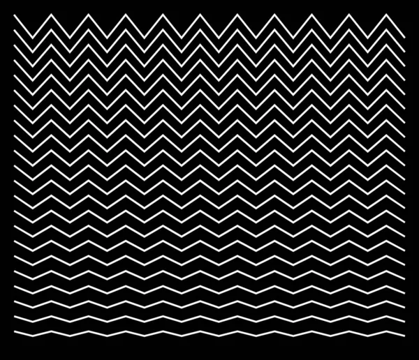 Ondulado Zigzag Ondulado Líneas Entrecruzadas Rayas Divisores Horizontales Rayas Tiras — Vector de stock