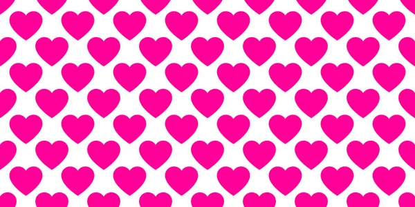 Rosa Púrpura Sin Costuras Forma Corazón Repetible Patrón Icono Textura — Vector de stock