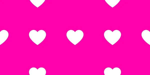 Nahtlos Rosa Lila Wiederholbare Herzform Symbolmuster Textur Herzverpackung Verpackungspapier Hintergrund — Stockvektor