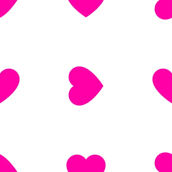 Pink Purple Seamless Repeable Heart Shape Icon Pattern Texture Обёртка — стоковый вектор