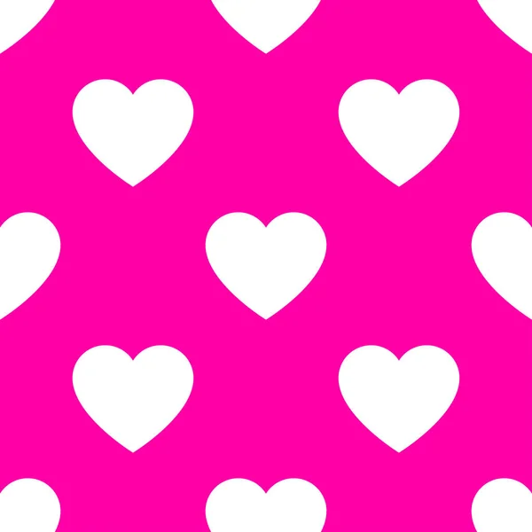 Rózsaszín Lila Zökkenőmentes Megismételhető Szívforma Ikon Minta Textúra Szívcsomagolás Csomagolópapír — Stock Vector