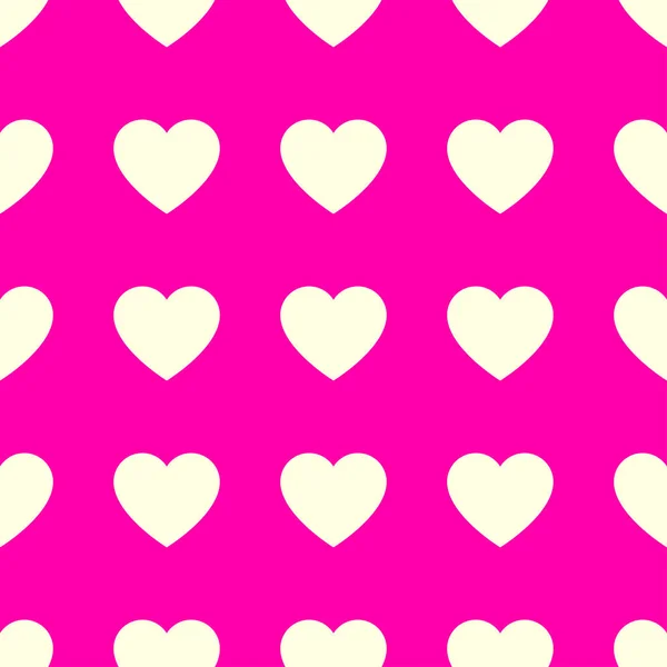 Pink Purple Seamless Repeatable Heart Shape Icon Pattern Texture Heart — Stock Vector