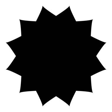 Fiyat etiketi, etiket. Yıldız patlaması, güneş patlaması şekli. Boş, boş fiyat simgesi, sembol