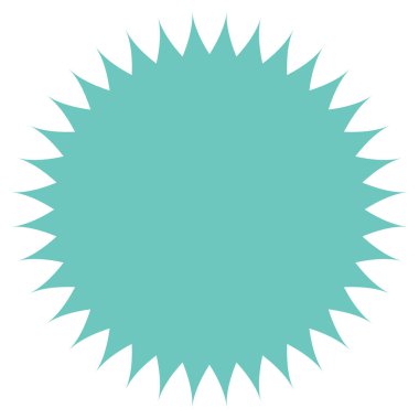 Fiyat etiketi, etiket. Yıldız patlaması, güneş patlaması şekli. Boş, boş fiyat simgesi, sembol