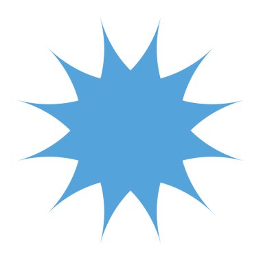 Fiyat etiketi, etiket. Yıldız patlaması, güneş patlaması şekli. Boş, boş fiyat simgesi, sembol