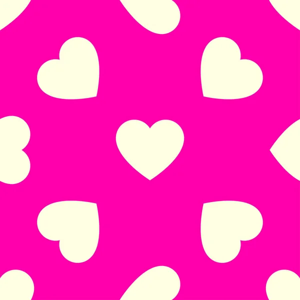 Pink Purple Seamless Repeable Heart Shape Icon Pattern Texture Обёртка — стоковый вектор