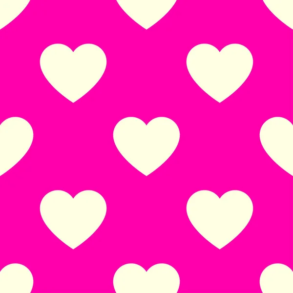 Roze Paars Naadloze Herhaalbare Hartvorm Icoon Patroon Textuur Hartwikkelaar Inpakpapier — Stockvector