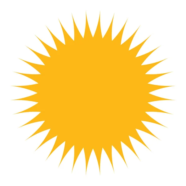 Preisschild Etikett Starburst Sunburst Form Leeres Leeres Preisblinksymbol Symbol — Stockvektor