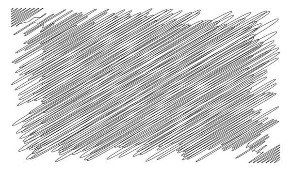 Scribble Líneas Boceto Plano Rectángulo Squiggly Zig Zag Líneas Garabatos — Archivo Imágenes Vectoriales