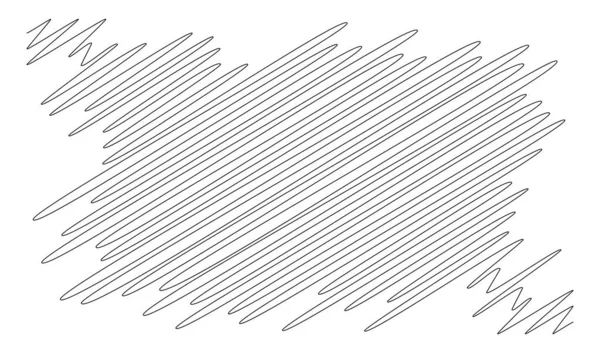 Scribble Schițe Linii Plan Dreptunghi Squiggly Zig Zag Criss Cross — Vector de stoc