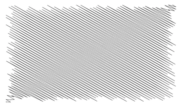 Scribble Croquis Lignes Plan Rectangle Gribouillis Zig Zag Lignes Croisées — Image vectorielle