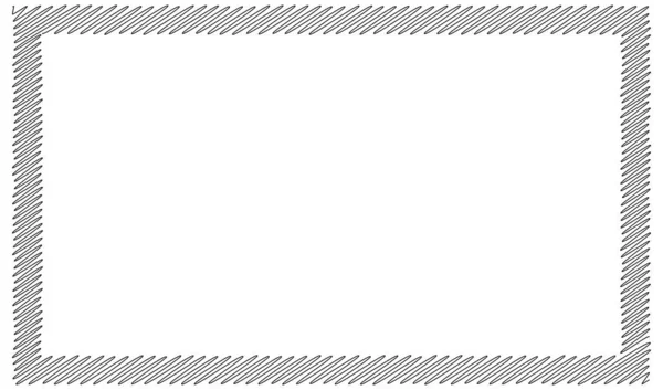 Скриббл Набросок Линий Прямоугольной Плоскости Сквигли Зигзаг Крест Кросс Линии — стоковый вектор