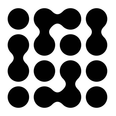 Metal, bağlantılı noktalar, daireler şekli, doku elementi