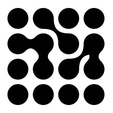 Metal, bağlantılı noktalar, daireler şekli, doku elementi