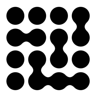 Metal, bağlantılı noktalar, daireler şekli, doku elementi