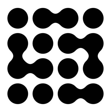 Metal, bağlantılı noktalar, daireler şekli, doku elementi