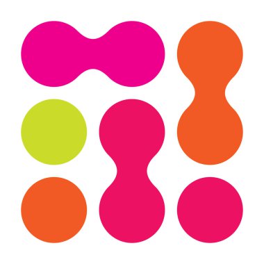 Metal, bağlantılı noktalar, daireler şekli, doku elementi