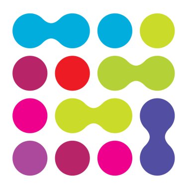 Metal, bağlantılı noktalar, daireler şekli, doku elementi