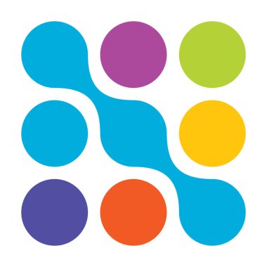 Metal, bağlantılı noktalar, daireler şekli, doku elementi