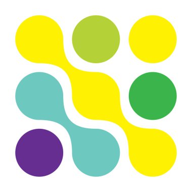 Metal, bağlantılı noktalar, daireler şekli, doku elementi