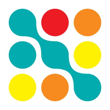 Metal, bağlantılı noktalar, daireler şekli, doku elementi