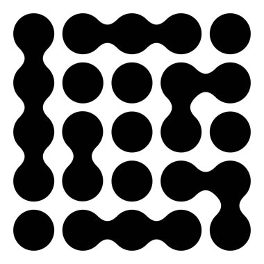 Metal, bağlantılı noktalar, daireler şekli, doku elementi