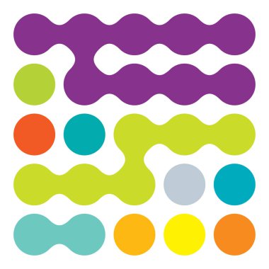 Metal, bağlantılı noktalar, daireler şekli, doku elementi