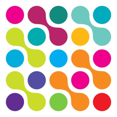 Metal, bağlantılı noktalar, daireler şekli, doku elementi